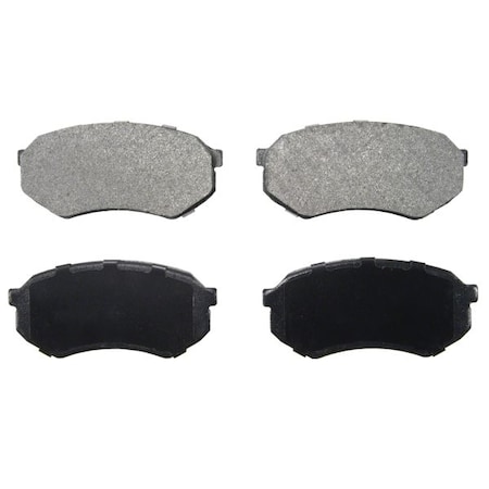 Wagner Brakes Semi-Met Disc Pad Set, Zx433B ZX433B